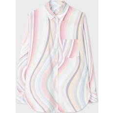 Paul Smith Dame Tøj Paul Smith PS Women's Faded 'Swirl' Cotton Shirt Multicolour