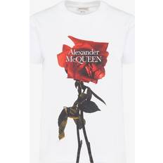 Alexander McQueen Asymmetriske Tøj Alexander McQueen Shadow Rose Fitted T-shirt Item 790827QZAMD0900