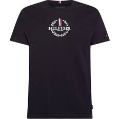 Tommy Hilfiger Blå T-shirts Tommy Hilfiger Global Stripe Wreath T-Shirt Navy