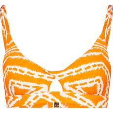 32 - Dame - Orange Bikinier Seafolly Women's Zanzibar Twist Front Bralette Bikinitop orange