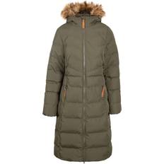 Trespass Grøn - XXL Jakker Trespass 18, Dark Vine Womens Padded Jacket Longer Length Audrey Green