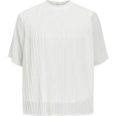 Plisseret - Polyester Overdele Object Collectors Item Plisseret Top hvid