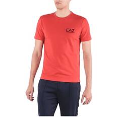 Armani Jeans Herre T-shirts Armani Jeans Herren Kurzarm-T-Shirt 6ZPT52 PJ18Z C1451 Rot