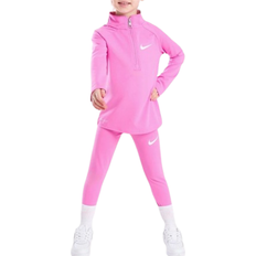 Nike Pink - Polyester Tracksuits Nike Kid's Pacer 1/4 Zip Top/Leggings Set - Pink