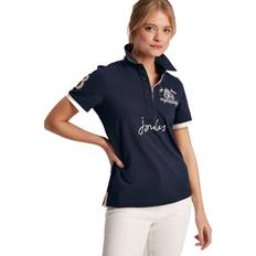 Joules Dame Tøj Joules Women's Beaufort Womens Short Sleeve Polo 224310 Navy