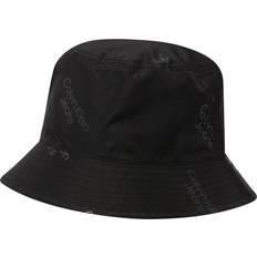 Calvin Klein Polyester Hovedbeklædning Calvin Klein Logo Bucket Hat Black One