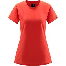 Haglöfs Bomuld - Dame Tøj Haglöfs Outsider By Nature Tee Women Poppy Red