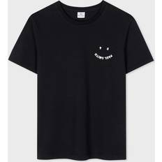 Paul Smith Dame Tøj Paul Smith Womens Black PS Happy T-Shirt