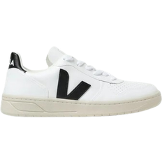 Dame - Polyuretan Sneakers Veja V-10 CWL - White/Black
