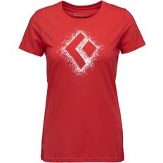 Black Diamond Rød T-shirts Black Diamond Women's Chalked Up 2.0 S/S Tee T-shirt rød