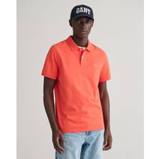 Gant Orange Tøj Gant Shield Piqué Polo Shirt Red