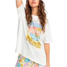 Billabong Hvid T-shirts & Toppe Billabong Women's Wake Up And Stoke S/S T-shirt hvid