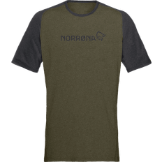 Norrøna T-shirts Norrøna Fjørå Equaliser Lightweight T-Shirt Cykeljersey brun