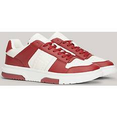 Tommy Hilfiger Rød Sneakers Tommy Hilfiger The Brooklyn Leather Colour-Blocked Trainers MAGMA RED