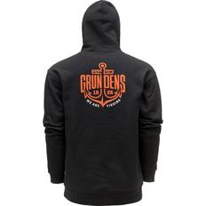 Grundéns Displacement DWR Hoodie Logo Anchor Black