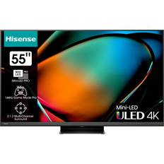 3.840x2.160 (4K Ultra HD) - Kantbelyst LED TV Hisense 55U8KQ