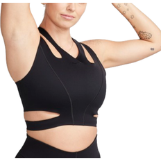 Cut-Out - Elastan/Lycra/Spandex - Sort Undertøj Nike FutureMove Women's Light Support Non Padded Strappy Sports Bra - Black/Clear