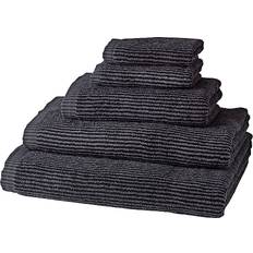 Maison sort/grå Badehåndklæde