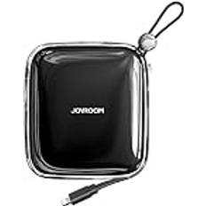 Joyroom Silikone Mobiltilbehør Joyroom Powerbank JR-L005 Jelly 10000mAh, Lightning Black