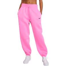 32 - Oversized Bukser & Shorts Nike Women's Sportswear Phoenix Fleece Oversized High Waisted Sweatpants - Playful Pink/Black