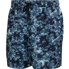 Adidas Dame Badebukser adidas Short Length Graphic Swim Shorts - Legend Ink/Bliss Blue