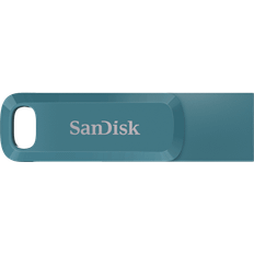 64 GB - USB 3.0/3.1 (Gen 1) - USB Type-A USB Stik SanDisk Ultra Dual Drive Go Mørkeblå 64GB USB Stick