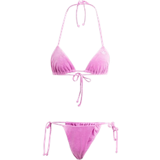 Genanvendt materiale - XXL Bikinisæt adidas Essentials Bikini Set - Semi Pulse Lilac