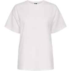 44 - Bomuld T-shirts Pieces Skylar Oversized T-shirt - Bright White