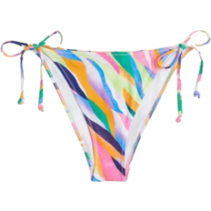 26 - Dame - Polyester Bikinier H&M Tietanga Bikini Briefs - Pink/Patterned