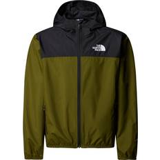 M - Termojakker The North Face Junior Never Stop Hooded Windwall - Forest Olive (NF0A86TQ-PIB1)