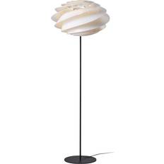 Le Klint Sort - Stål Lamper Le Klint Swirl White/Black Gulvlampe 140cm