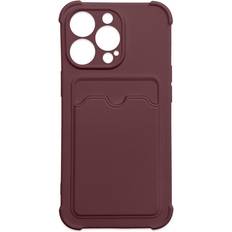 Apple iPhone 13 mini - Rød Covers med kortholder OEM Armor iPhone 13 Mini Skal med Korthållare Raspberry