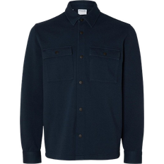 Selected Trykknapper Overtøj Selected Jackie Classic Overshirt - Navy Blazer