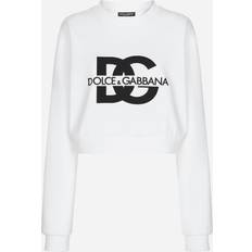 Dolce & Gabbana Bomuld Tøj Dolce & Gabbana Sweatshirt Woman colour White