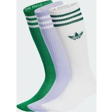 Adidas Boxsershorts tights Undertøj adidas Solid Crew strømper, par Violet Tone Green White