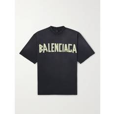 Balenciaga XS Overdele Balenciaga Tape Type T-shirt Fit Black