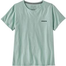 Patagonia Dame T-shirts & Toppe Patagonia Women's P-6 Logo Responsibili-Tee - Wispy Green