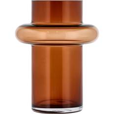 Lyngby Brun Vaser Lyngby Tube Amber Vase 20cm