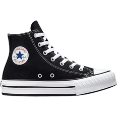 Converse Big KId's Chuck Taylor All Star Lift Platform Canvas High Top - Black/White/Black