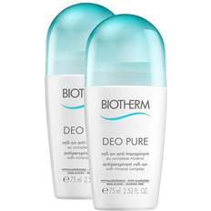 Hygiejneartikler Biotherm Deo Pure Antiperspirant Roll-on 75ml 2-pack