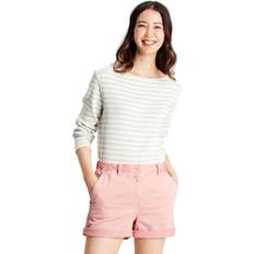 Joules V-udskæring Tøj Joules Womens Harbour Cotton Long Sleeved Top 14- Bust 39.5' 100cm