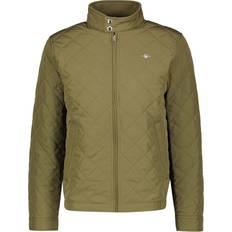 Gant Herre Jakker Gant Quilted Windcheater Jacket - Juniper Green