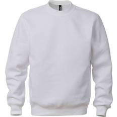Herre - Hvid - Rund hals Sweatere Fristads Acode Sweatshirt - White