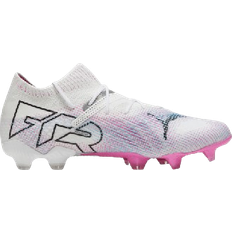 14 - 44 - Tekstil Fodboldstøvler Puma Future 7 Ultimate FG/AG M - White/Black/Poison Pink