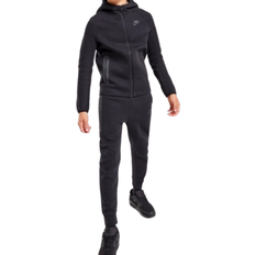 Strikkede veste Nike Junior Tech Fleece Full Zip Hoodie - Black