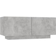 vidaXL 3082769 Concrete Grey Sengebord 35x100cm