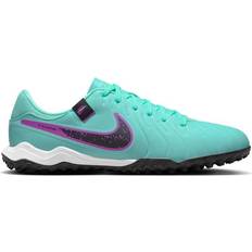 38 ½ - Dame - Læder Fodboldstøvler Nike Tiempo Legend 10 Academy Turf - Hyper Turquoise/Fuchsia Dream/Black