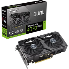 GeForce RTX 4070 Super - Nvidia Geforce Grafikkort ASUS Dual GeForce RTX 4070 SUPER EVO OC Edition HDMI 3xDP 12GB GDDR6X