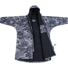 Herre - Slids - XL Frakker Dryrobe Advance Long Sleeve Changing Robe - Black Camo