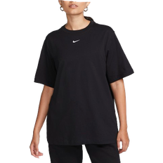 20 - Dame T-shirts Nike Sportswear Essential T-shirt Women's - Black/White